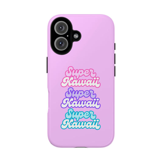 Kawaii Phone Case - Super Kawaii Design, Cute Cell Phone Cover, Gift for Teens, Trendy Accessories, Pastel Aesthetic