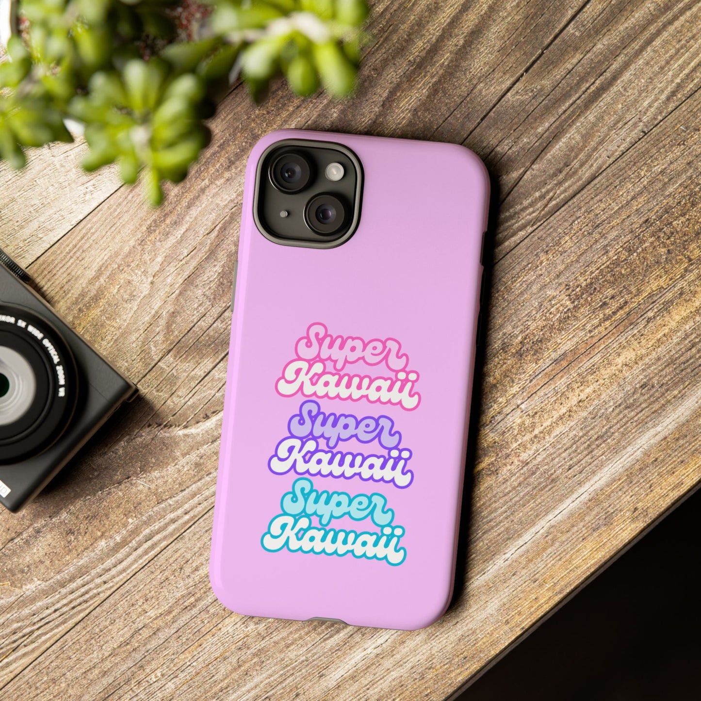 Kawaii Phone Case - Super Kawaii Design, Cute Cell Phone Cover, Gift for Teens, Trendy Accessories, Pastel Aesthetic