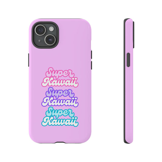 Kawaii Phone Case - Super Kawaii Design, Cute Cell Phone Cover, Gift for Teens, Trendy Accessories, Pastel Aesthetic