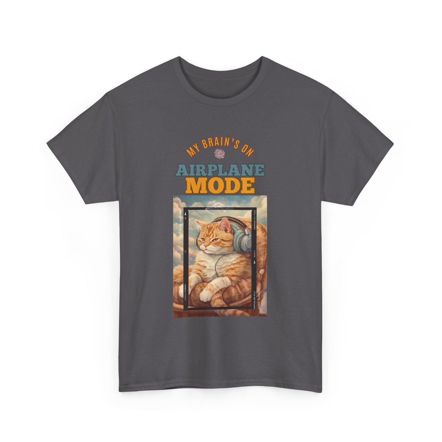 Cat Tee - My Brain’s on Airplane Mode